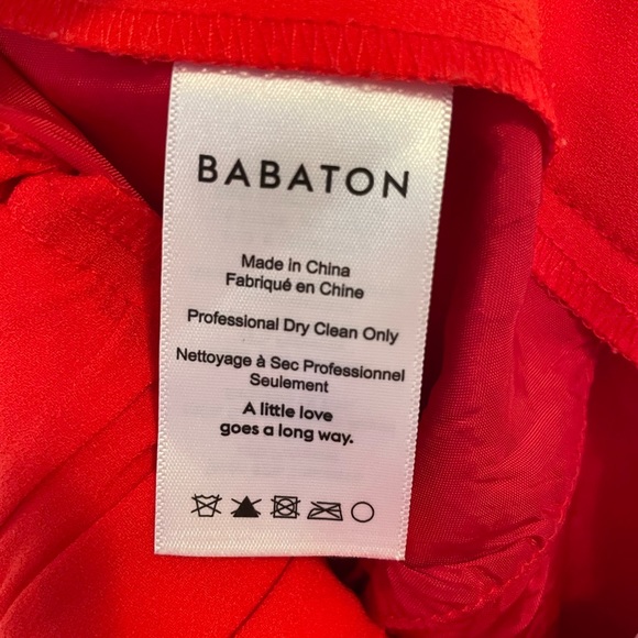 Babaton | Artizia | High rise short | Red colour | Size 6 | Faux fly - Picture 7 of 7